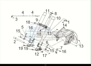 MAXSYM TL 508 (TL50W2-EU) (M2) drawing STRG. STEM COMP. - FR. CUSHION / MAXSYM TL 508 (TL50W2-EU) (M2)