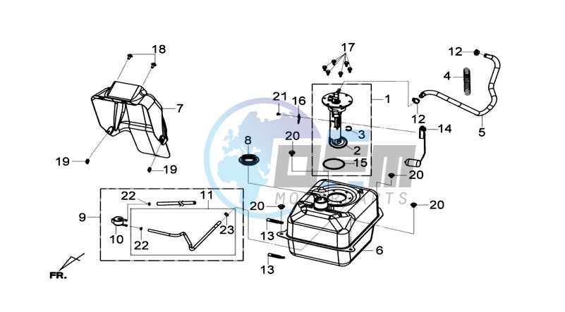 FUEL TANK - FUEL CUT