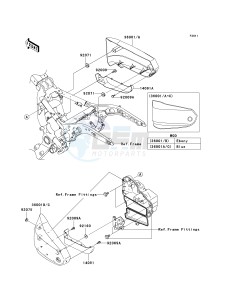 VN 1600 E [VULCAN 1600 CLASSIC] (6F) E6F drawing SIDE COVERS