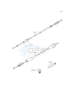 KX 125 K [KX125] (K) [KX125] drawing CABLES