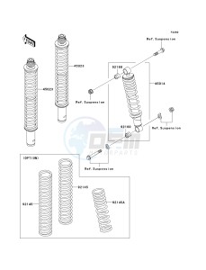 KVF 360 A [PARAIRIE 360 4X4] (A1-A3) PRAIRIE 360 4X4] drawing SHOCK ABSORBER-- S- -