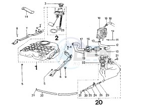 SV GEO - 125 cc drawing FUEL TANK