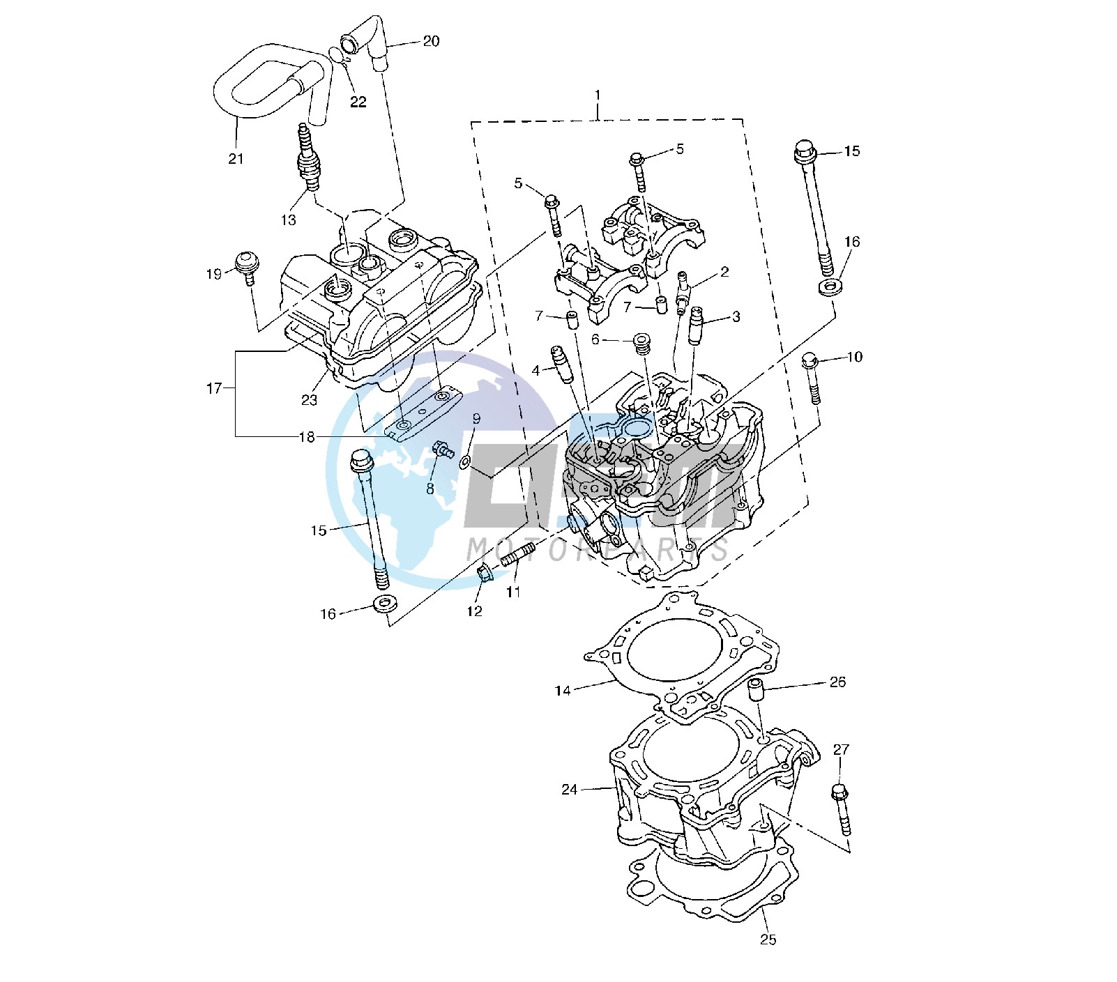 CYLINDER AND HEAD