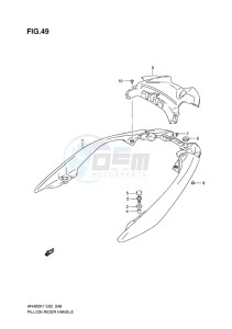 AN400 BURGMAN EU-UK drawing PILLION RIDER HANDLE