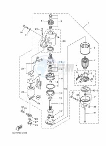 F100DETL drawing STARTER-MOTOR