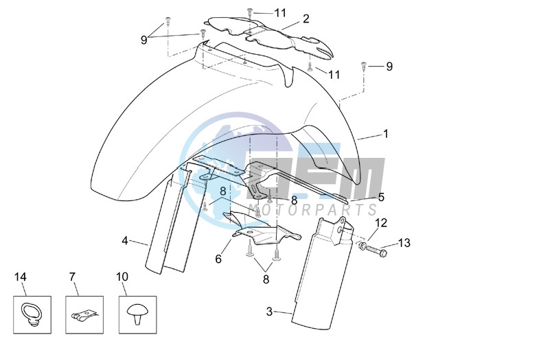 Front body - Front mudguard