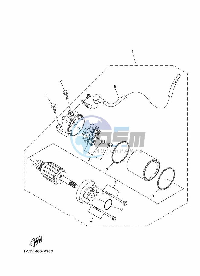 STARTING MOTOR