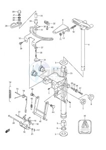 DF 9.9A drawing Swivel Bracket