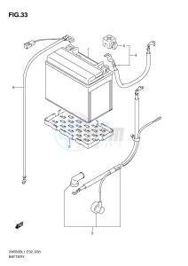 SV650S (E2) drawing BATTERY (SV650SUL1 E24)