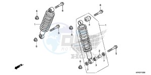 TRX420FPED TRX420 Europe Direct - (ED) drawing FRONT CUSHION