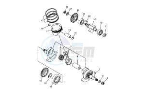 MT-03 660 drawing CRANKSHAFT - PISTON