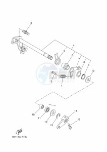 TRACER 700 MTT690-U (B1K2) drawing SHIFT SHAFT