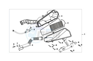 FIDDLE II 50 25KMH (L8) NL EURO4 drawing AIR FILTER