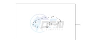 FJS600A 400 SILVER WING drawing TOP BOX MAT