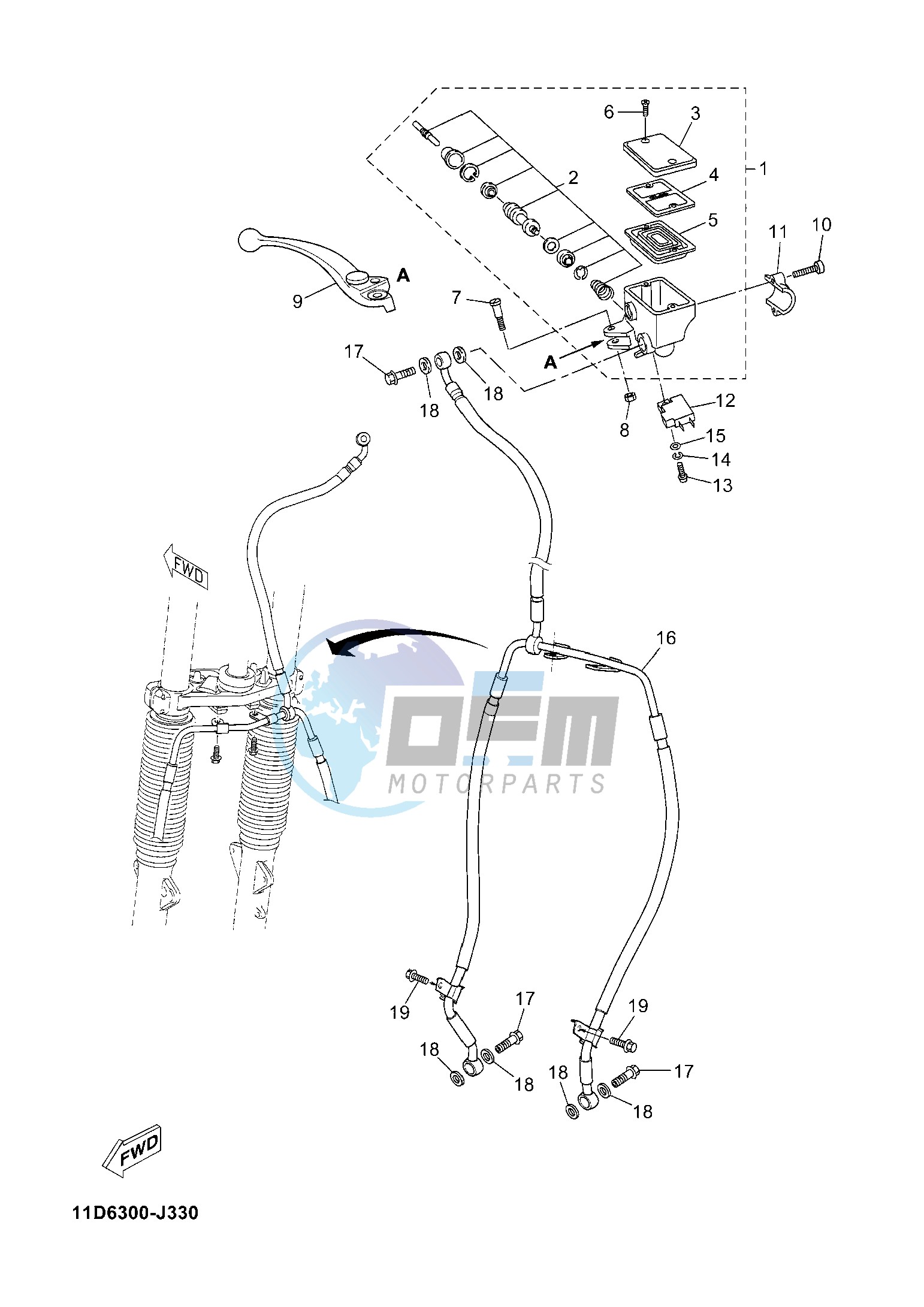 FRONT MASTER CYLINDER