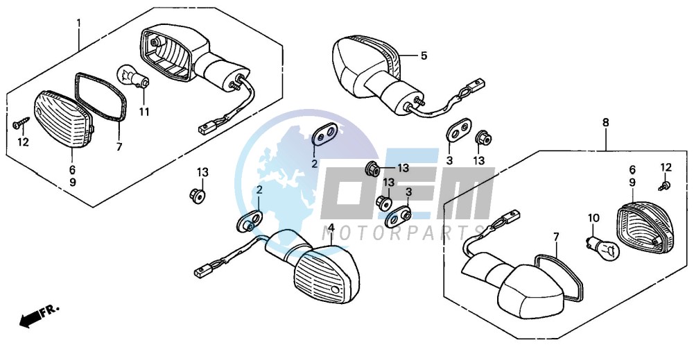 WINKER (CBR600F/FS/FR) (CBR600F4-KO,2KO,U)