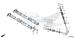 CBR1000RRG CBR1000 - Fireblade Europe Direct - (ED) drawing CAMSHAFT/ VALVE