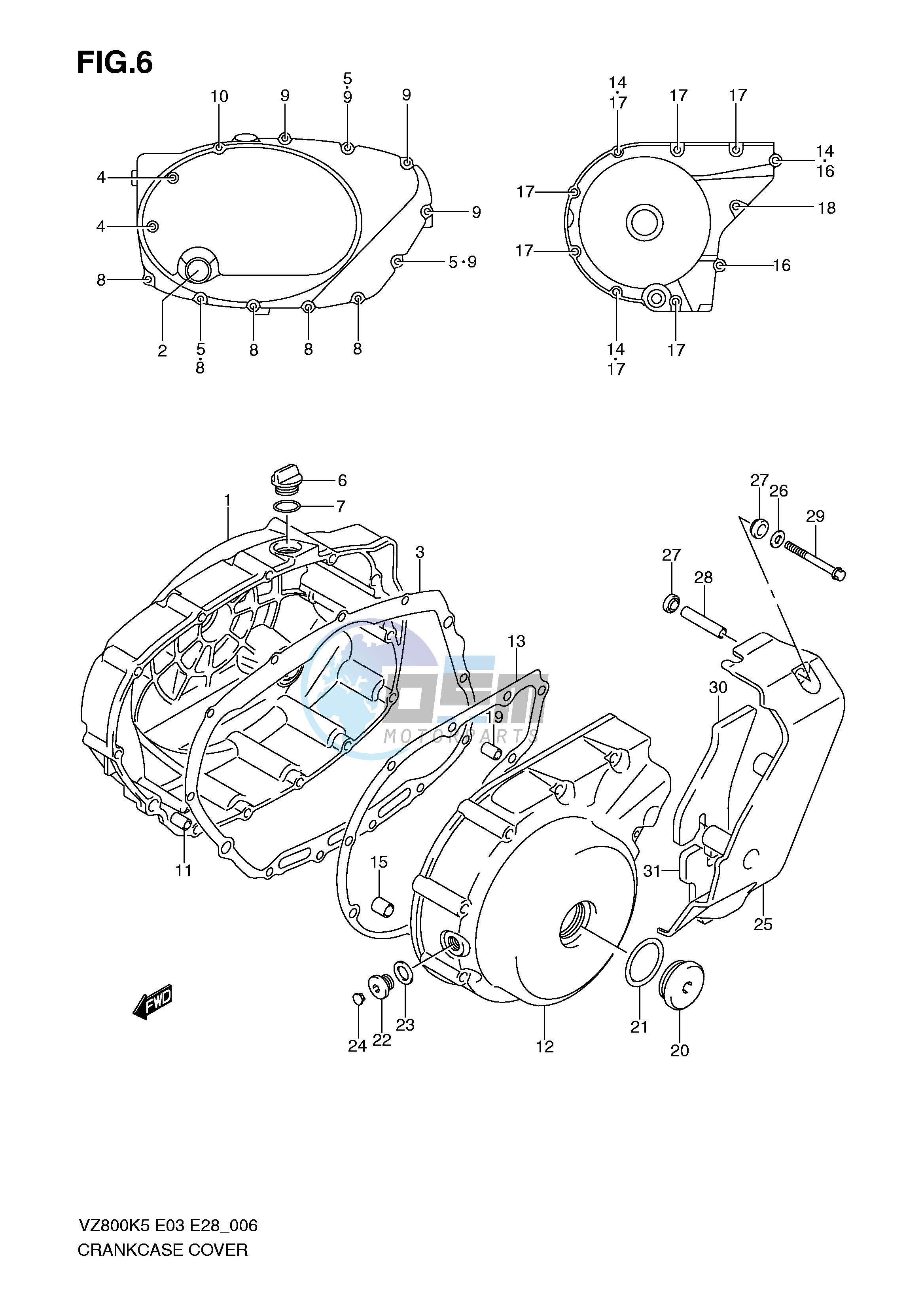 CRANKCASE COVER