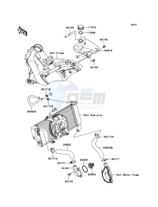 ER-6f EX650C9F GB XX (EU ME A(FRICA) drawing Water Pipe