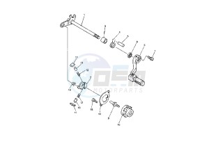 WR F 450 drawing SHIFT SHAFT