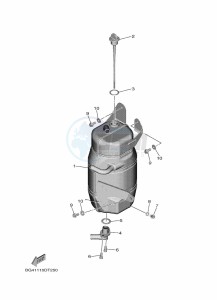 YXF850E YXF85WPBL (BAR7) drawing OIL TANK