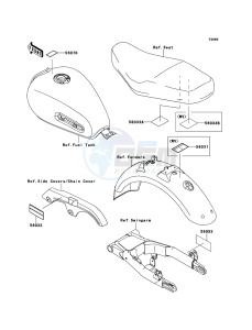 W800 EJ800ACFA GB XX (EU ME A(FRICA) drawing Labels