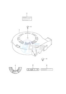 DF 115A drawing Ring Gear Cover