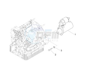 Eldorado 1400 1380 USA drawing Starter / Electric starter