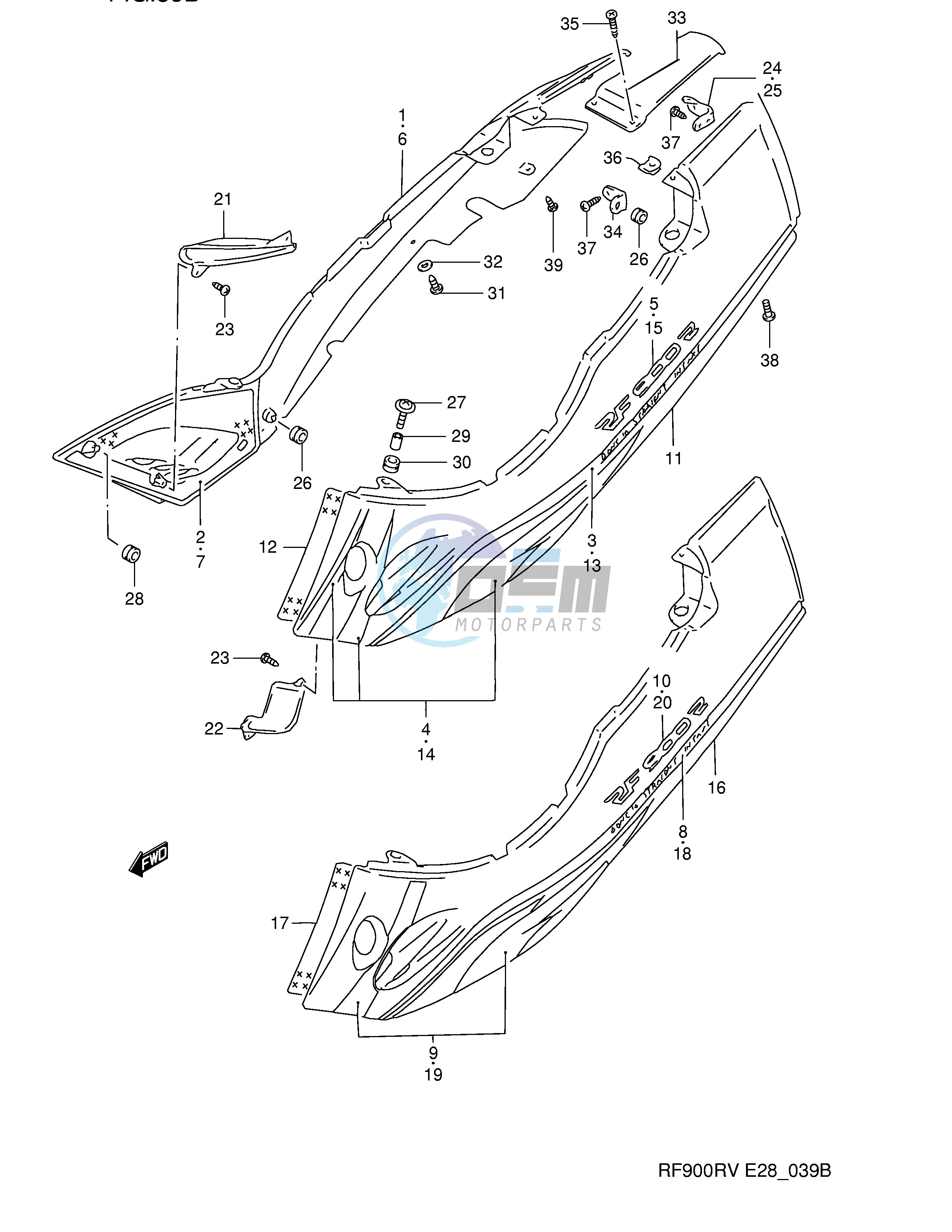 FRAME COVER (MODEL T V)