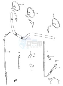 GN250 (E2) drawing HANDLEBAR