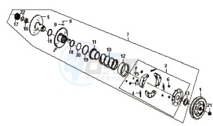 SYMPHONY 50 25KMH drawing CLUTCH