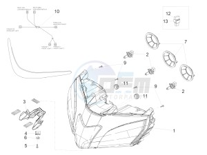 RSV4 1000 RR (EMEA) (EU, IL) drawing Front lights