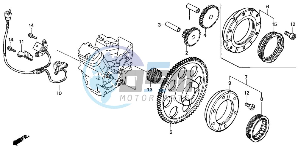 PULSE GENERATOR/ STARTING CLUTCH