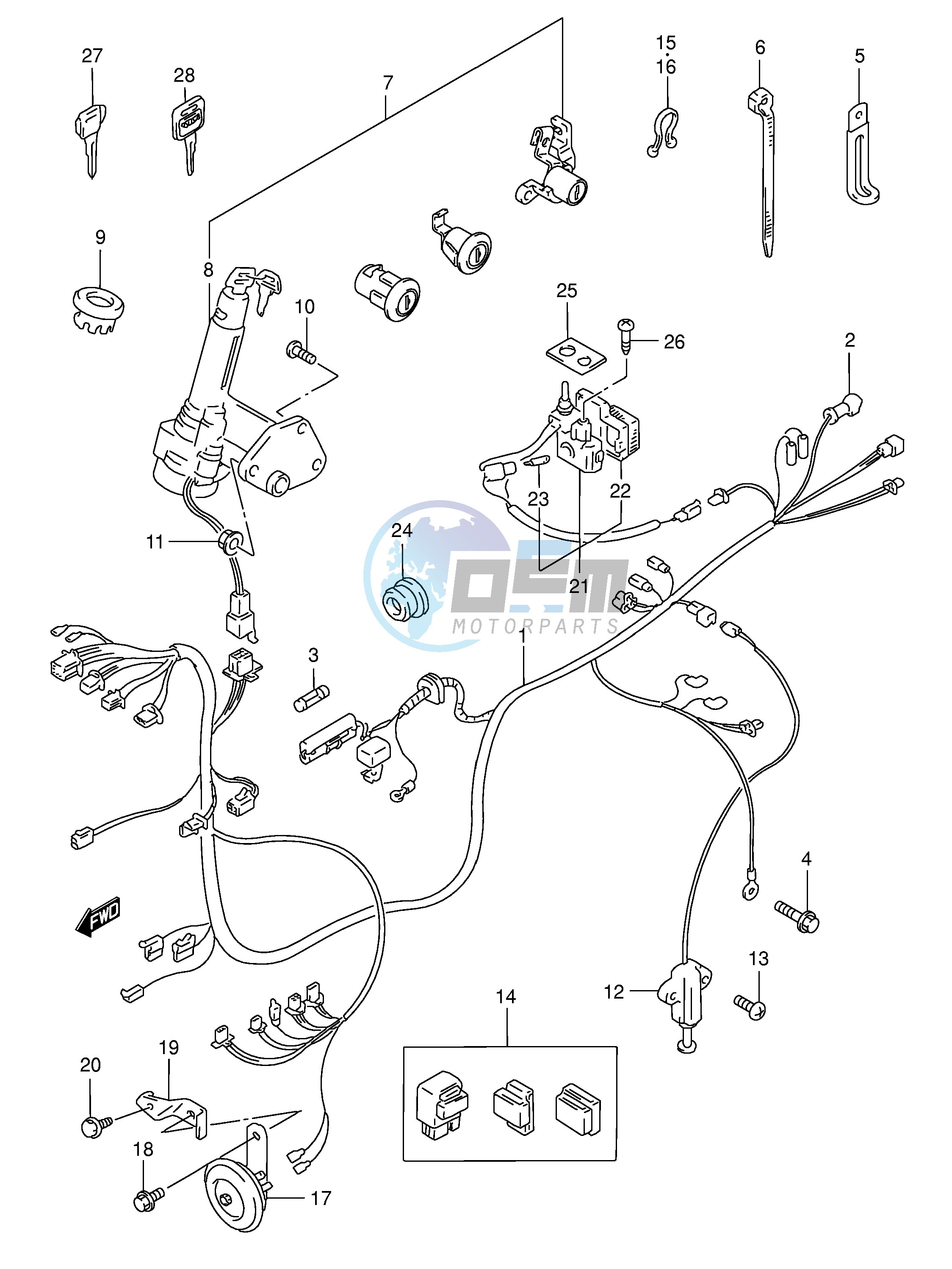 WIRING HARNESS (MODEL Y)