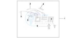 ST13009 Europe Direct - (ED / MME) drawing FAIRING DEFLECTOR