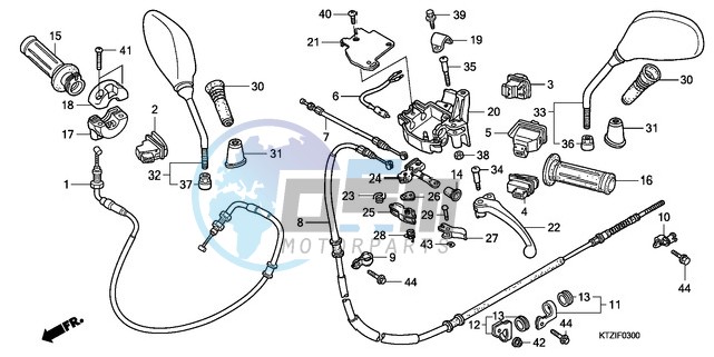 HANDLE LEVER/SWITCH/CABLE