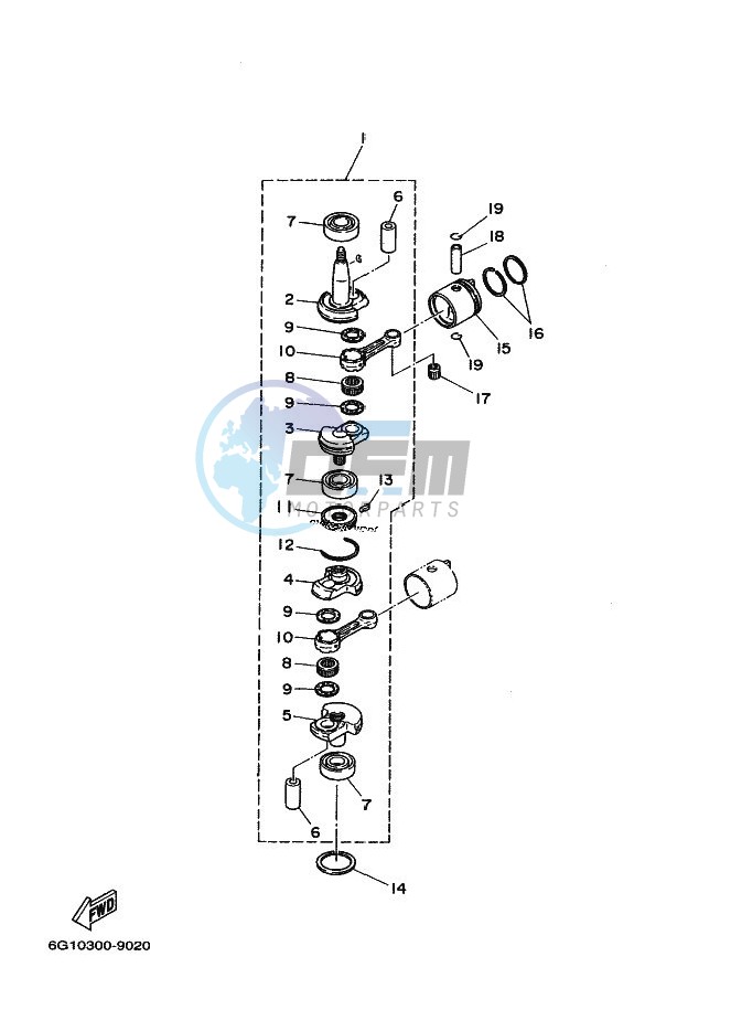 CRANKSHAFT--PISTON