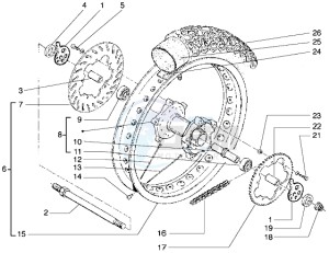 H at K 50 drawing Rear Wheel