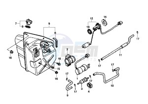 SV - 250 cc drawing FUEL TANK