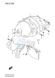 VZR1800BZ BOULEVARD EU drawing REAR FENDER BRACE