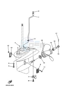 F25AEH-NV drawing LOWER-CASING-x-DRIVE-2