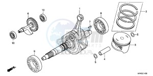 TRX420TMD TRX420 Europe Direct - (ED) drawing CRANK SHAFT/PISTON