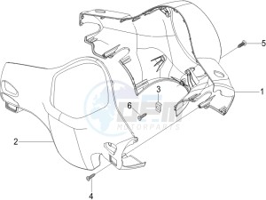 LX 50 2T drawing Handlebars coverages