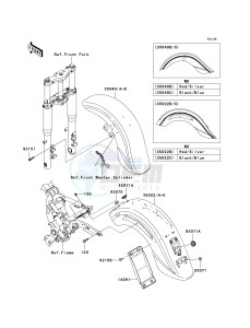 VN 1600 A [VULCAN 1600 CLASSIC] (A6F-A8FA) A6F drawing FENDERS