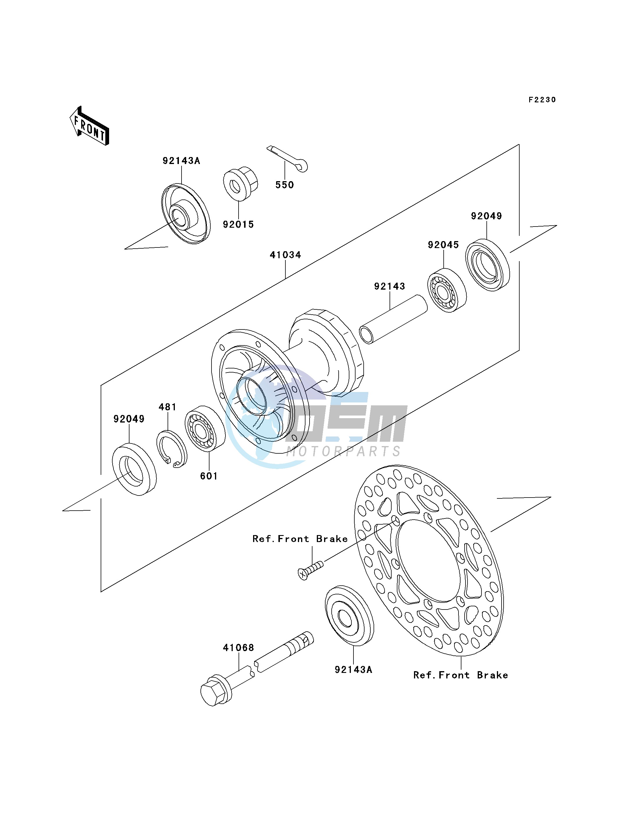 FRONT HUB