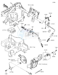 BRUTE FORCE 750 4x4i EPS KVF750GGF EU drawing Ignition System