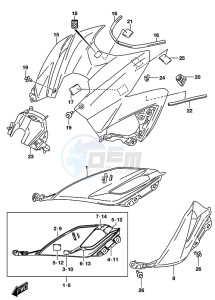 GSX-S750A drawing FUEL TANK COVER (GSX-S750ZAL8 E21)