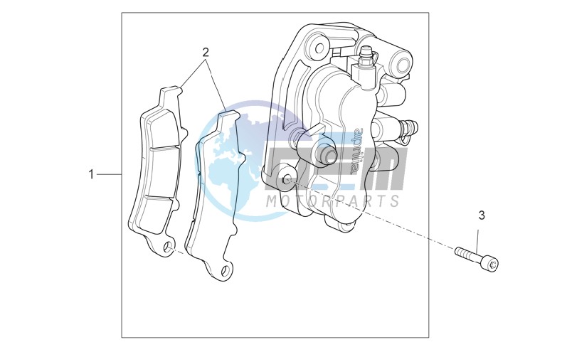 Front caliper