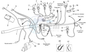 Griso V 8V 1200 drawing Electrical system II