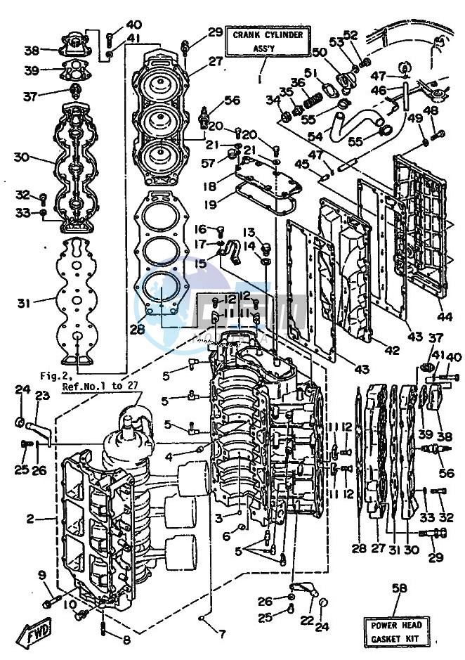 CYLINDER--CRANKCASE